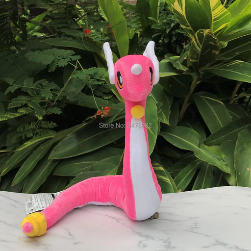 🐉 Shiny Dragonair Plush – 26" Pink Pokémon Soft Doll – Giant Stuffed Toy