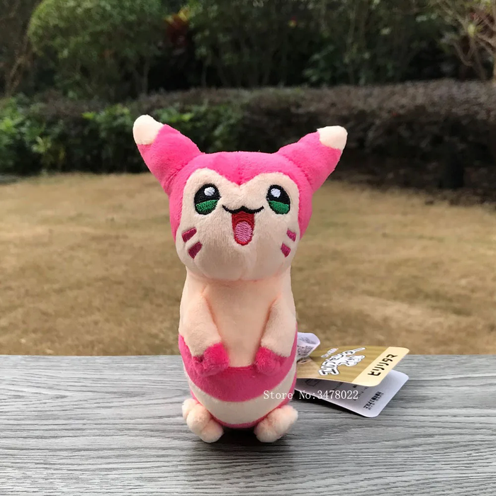 🌟 5.5 IN Shiny Furret Fit Plush Toy | Cute Pokémon Soft Stuffed Doll Gift
