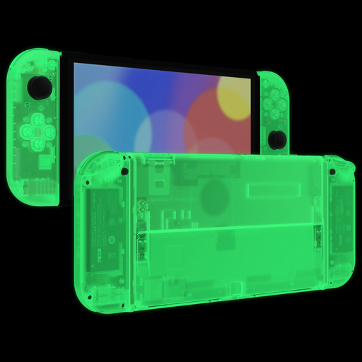 ๐ Glow-in-Dark Full Shell Kit | For Nintendo Switch OLED Console + Joycons