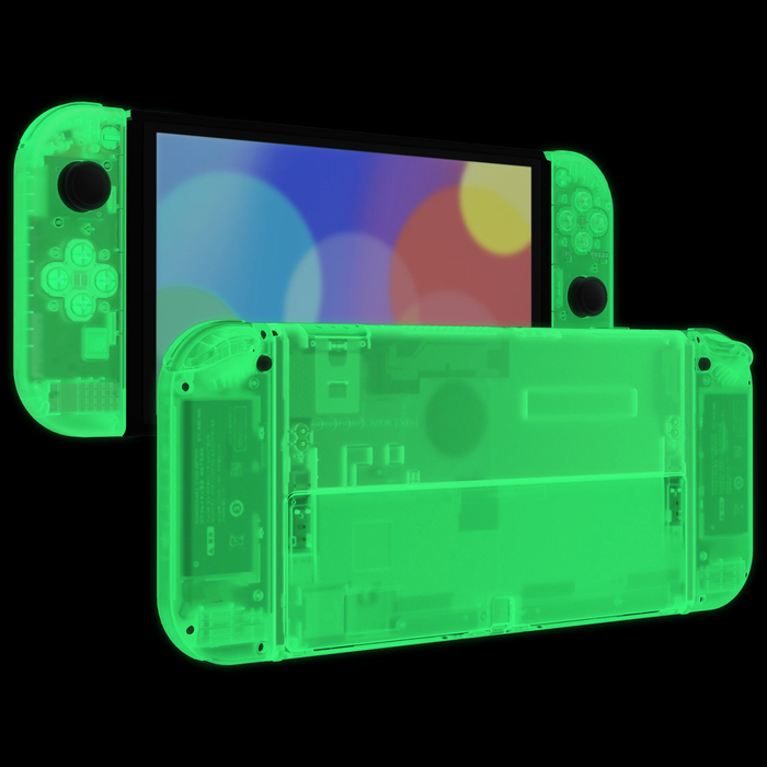 💚 Glow-in-Dark Full Shell Kit | For Nintendo Switch OLED Console + Joycons