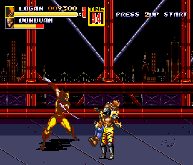🧬 X-Men in Streets of Rage 2 | SEGA Genesis 16-Bit Game Cartridge
