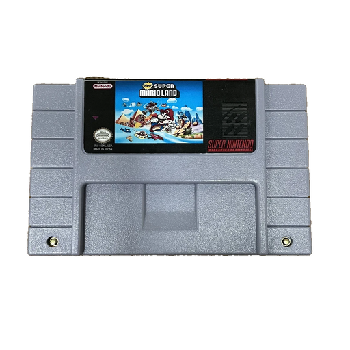 🏝️ NEW Super Mario Land – SNES 16-Bit Game Cartridge | Game Boy Remake for SNES