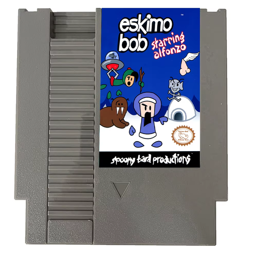 Eskimo Bob Starring Alfonzo 8 Bit NES Game Cartridge for Nintendo Console 🧊🎮