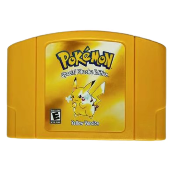 N64 64-Bit Console Games Cartridge 🎮 Pokemon Gold Silver Blue Red Yellow Green