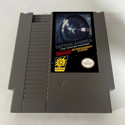 🛡️ Captain America: The Winter Soldier – NES 8-Bit Hack Cartridge
