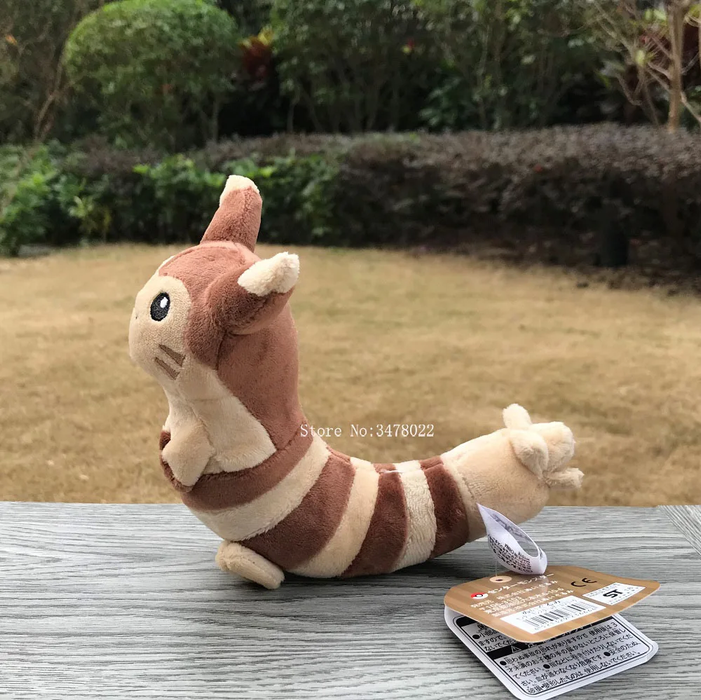 🌟 5.5 IN Shiny Furret Fit Plush Toy | Cute Pokémon Soft Stuffed Doll Gift