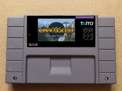 CHAOS SEED 🎮 USA NTSC 16-Bit 46 Pin Game Cartridge