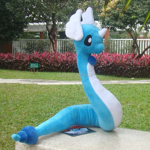 🐉 26 IN Dragonair Plush Doll | Soft Pokémon Stuffed Toy Hakuryu Gift
