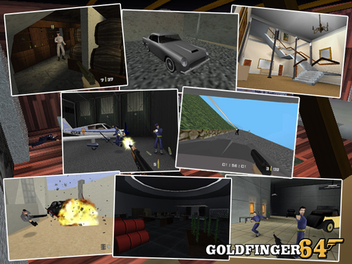 🎮 Gold Finger 64-Bit N64 Game Cartridge - NTSC Version Retro Play