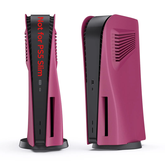 🎮 PS-5 Disc Edition Faceplate w/ Cooling Vents – Frosted Heat Dissipation Shell