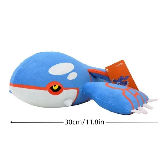 🌊 11.8 IN Kyogre Plush Doll | Legendary Pokémon Stuffed Toy