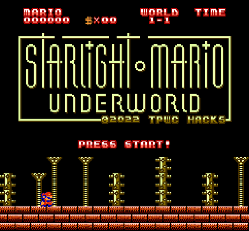 ๐ Starlight Mario: Underworld โ 8-Bit NES Game Cartridge | Dark Fan-Made