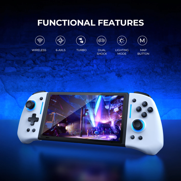 🎮Hyperion Wireless RGB Controller – White – Switch + PC