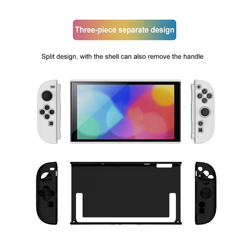 🎮 Switch 2 Protective Case – TPU+PC Shockproof Cover w/ Grip Handle 🎮