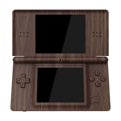 🌲 Replacement Full Housing Shell for Nintendo DS Lite (Wood Grain Design)
