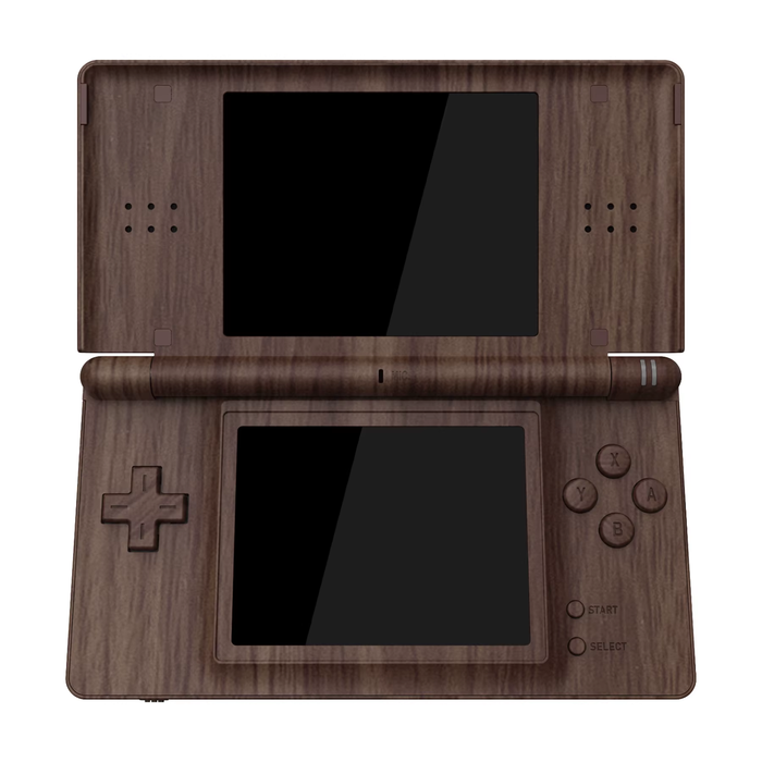 🌲 Replacement Full Housing Shell for Nintendo DS Lite (Wood Grain Design)