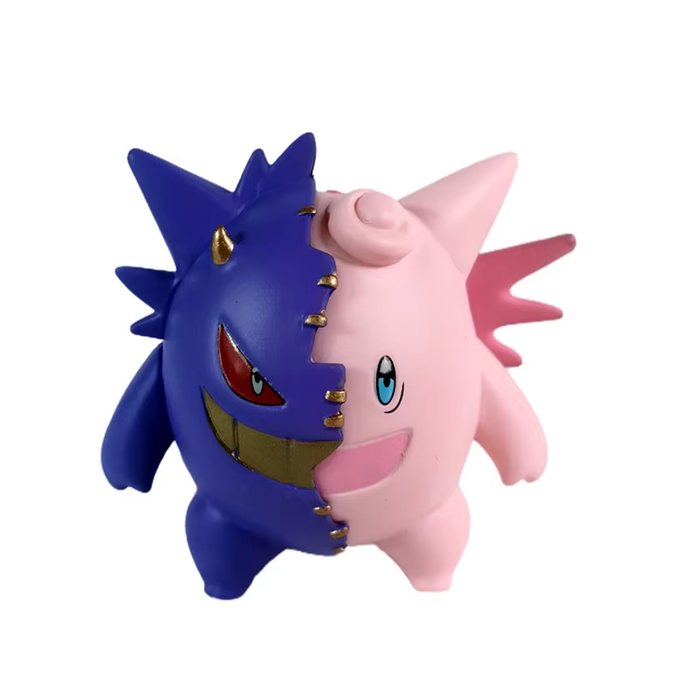🎮 New In-Stock Pokémon Fusion Figure – Gengar + Clefable