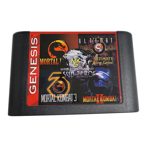🕹️ Mortal Kombat 5-in-1 Classic Collection – Sega Genesis / Mega Drive 16-Bit