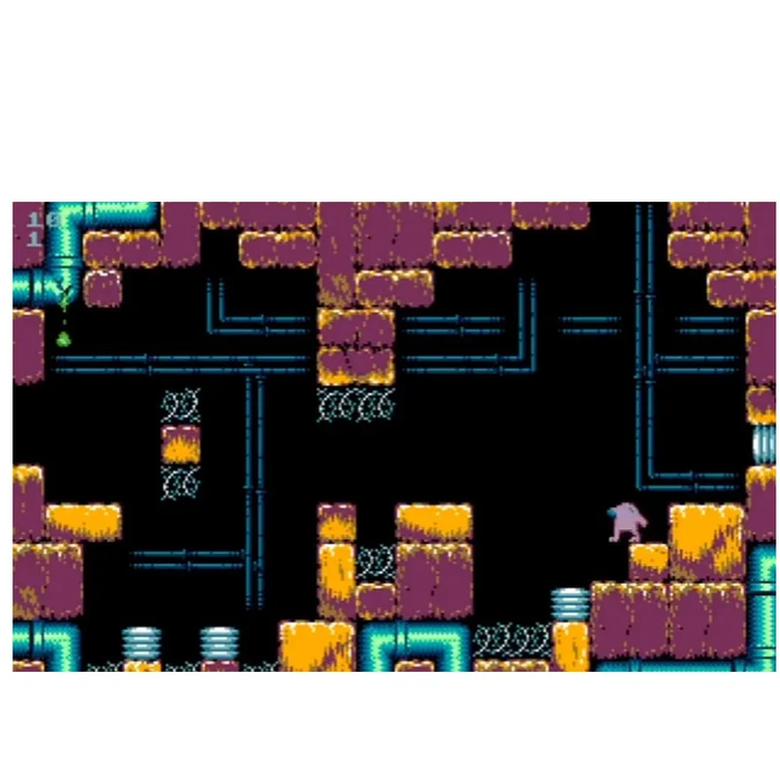 Mega Slow Mole 16-Bit Game Cartridge for Genesis Mega Drive Platformer