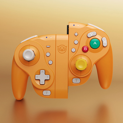 ๐ฎWizard Hall Joystick Controller โ Orange + RGB โ For Switch/PC
