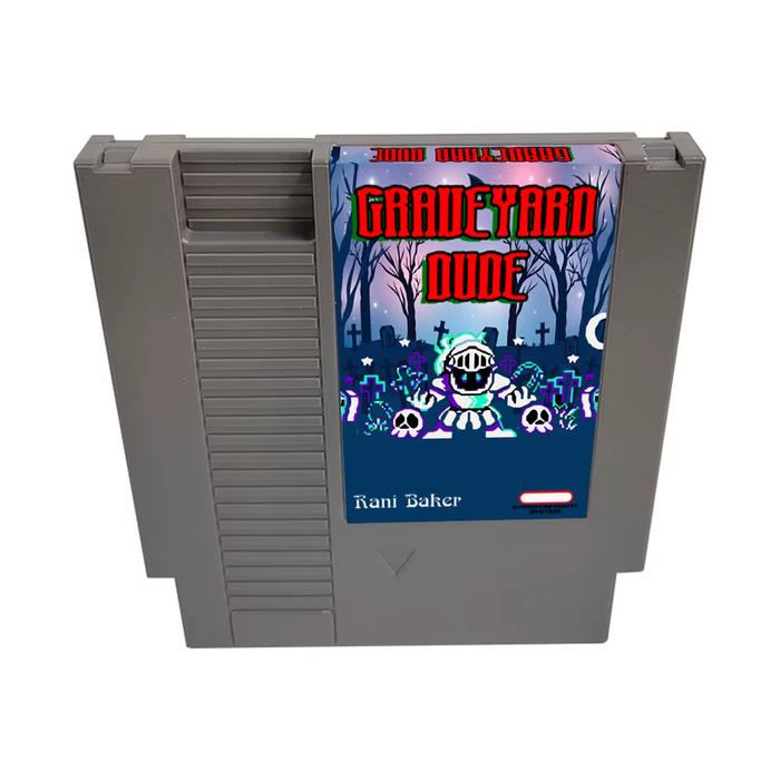 Graveyard Dude - a Brand NEW NES Game Cartridge 8 Bit 72 Pin Video Game Cart for