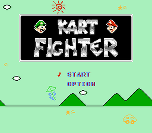 🎮 Kart Fighter NES Retro Cartridge | 72-Pin 8-Bit Bootleg Classic 🕹️