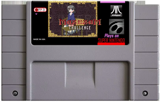 Mazezam Challenge SNES Game 16-Bit Puzzle Adventure Cartridge for Console