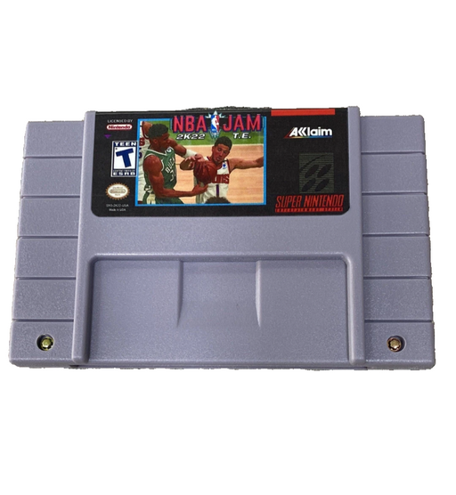🏀 NBA Jam 2K22: Tournament Edition SNES Game Cartridge