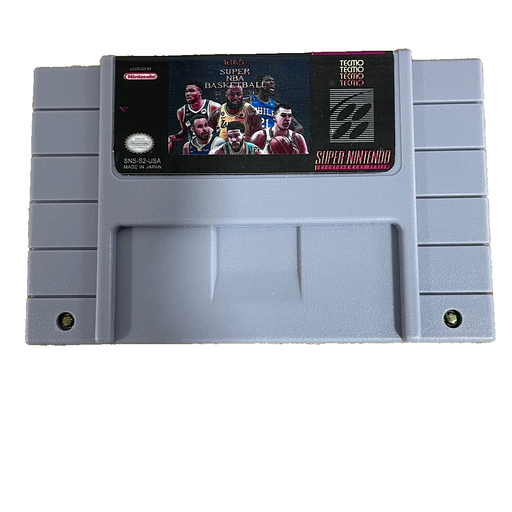 🏀 Tecmo Super NBA Basketball 2023–2024 SNES Cartridge | Updated Rosters