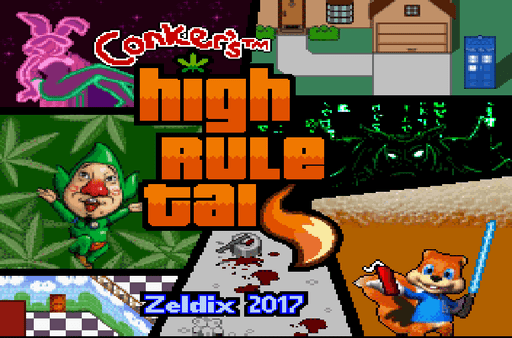 🐿️ Conker's High Rule Tail SNES Game | 16-Bit US Version Cartridge 🎮