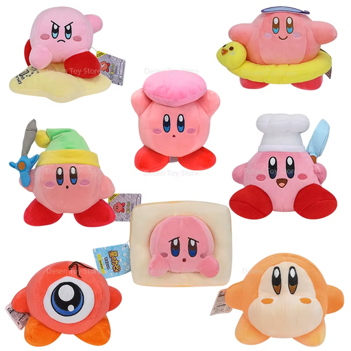 🌟 8 Styles Star Kirby Plush Dolls | Cute Anime Stuffed Toy Collection 🎁