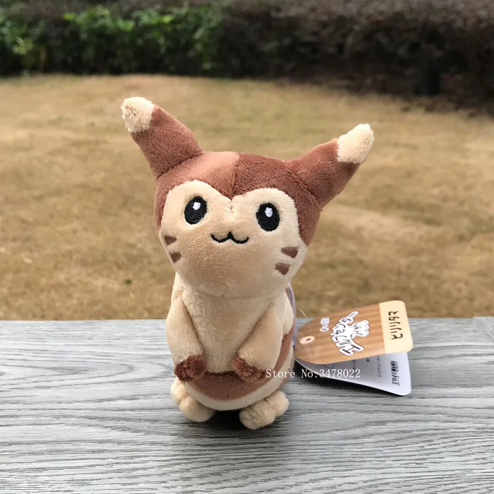 🌟 5.5 IN Shiny Furret Fit Plush Toy | Cute Pokémon Soft Stuffed Doll Gift