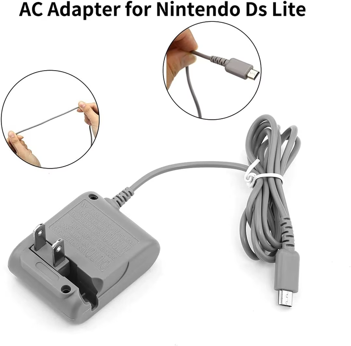 AC Wall Charger Power Adapter for Nintendo DS Lite NDSL Travel US Plug