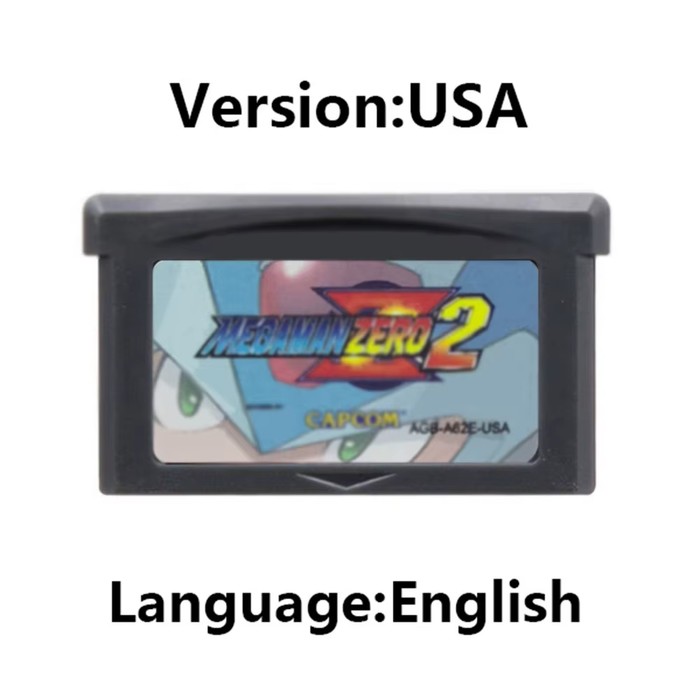Megaman Zero GBA Series Game 32-Bit Video Game Cartridge Console Card Megaman Ze