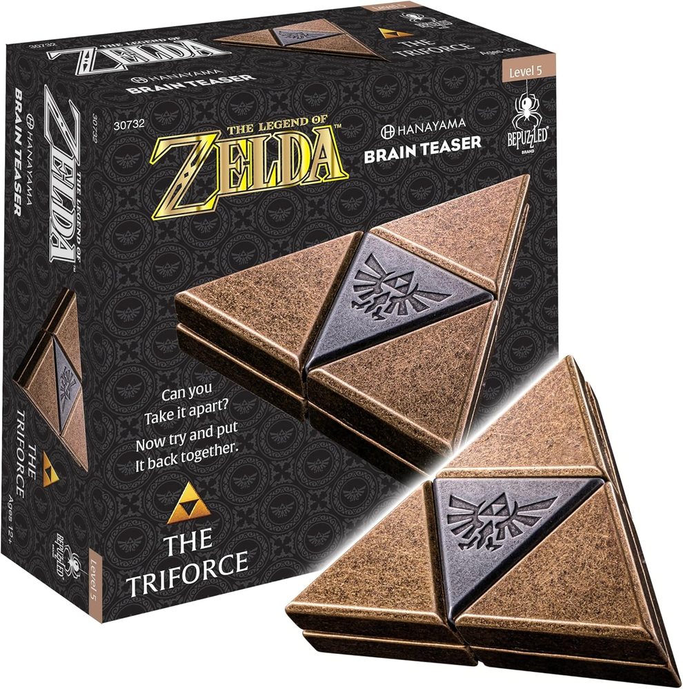 🧠 Legend of Zelda Triforce Hanayama Puzzle – Mensa Level 5 Brain Teaser
