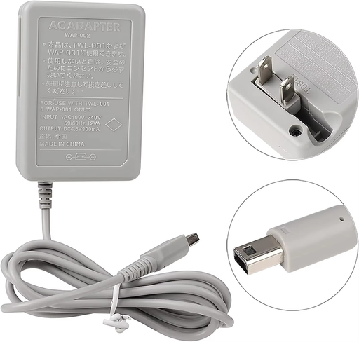 AC Wall Charger Adapter for Nintendo 3DS 2DS NDSi XL Travel Power Supply