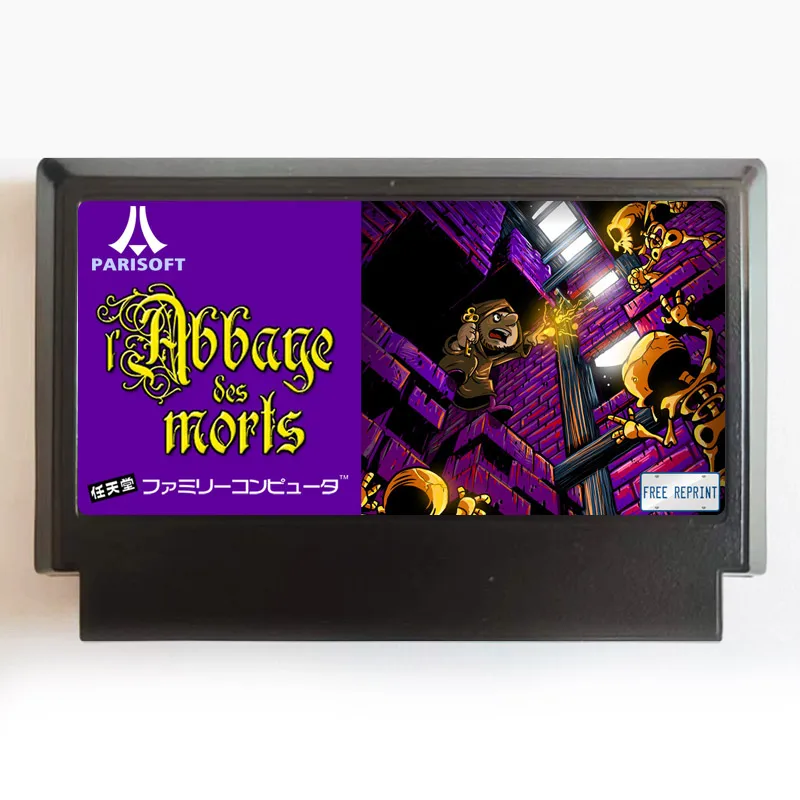 🕍 L’Abbaye Des Morts | 60Pin 8-Bit Game Cartridge for Famicom FC Console 🎮⚰️