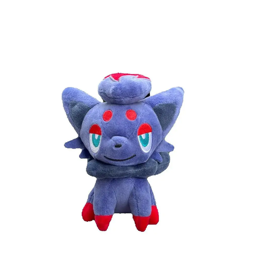 🦊 Zorua Plush Toy – 6" Sitting Pokémon Doll – Soft & Cuddly Gift
