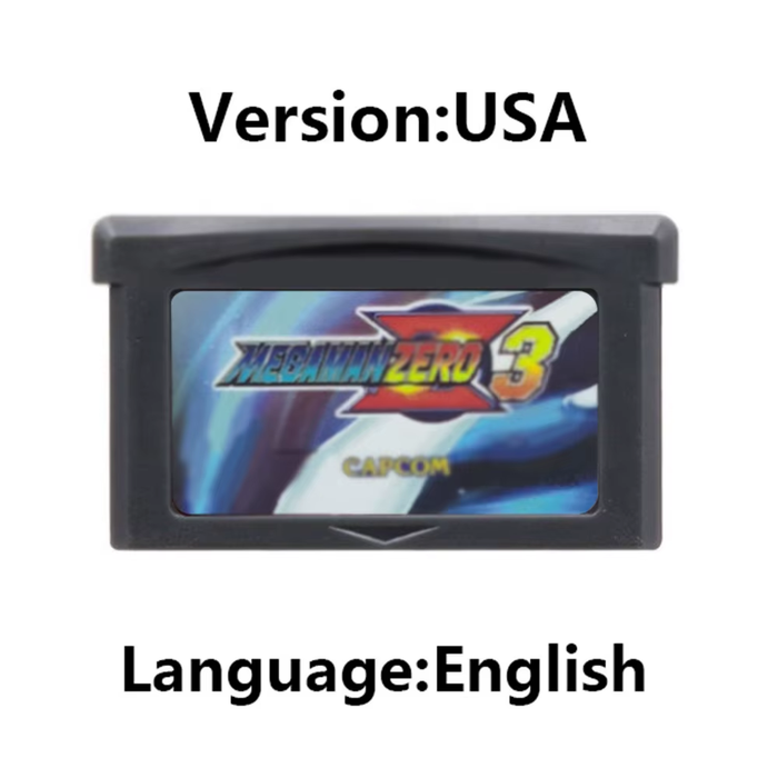 Megaman Zero GBA Series Game 32-Bit Video Game Cartridge Console Card Megaman Ze