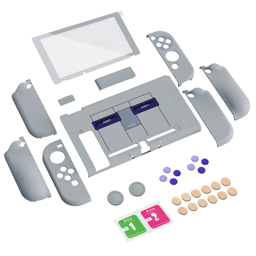 Playvital Altergrips Dockable Protective Case Ergonomic Cover for NS Switch W/Sc