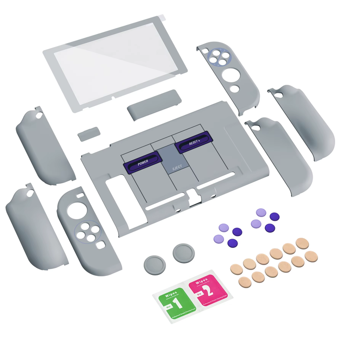 Playvital Altergrips Dockable Protective Case Ergonomic Cover for NS Switch W/Sc