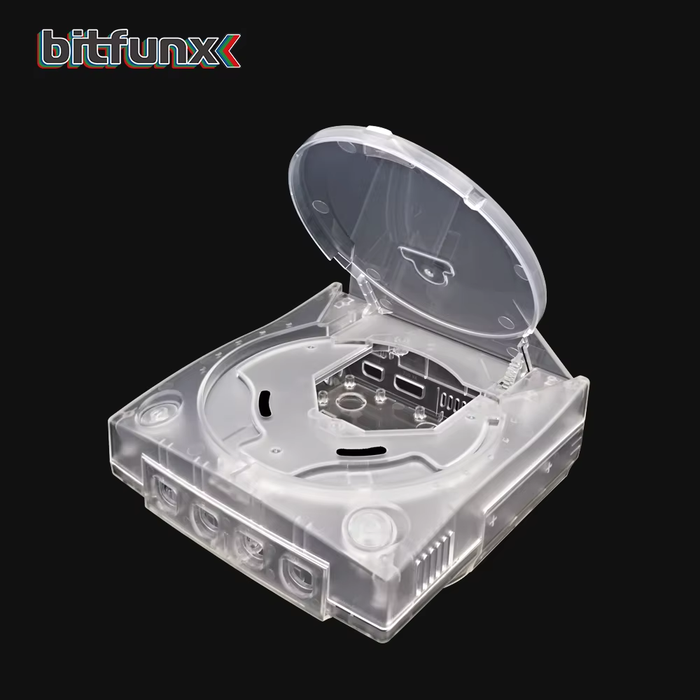 🕹️ Bitfunx Translucent Replacement Shell Case for Dreamcast DC Console Retro 🎮