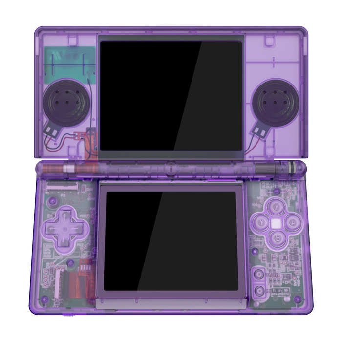 🔧 Clear Series Full Shell + Buttons Kit | For Nintendo DS Lite Console Mod