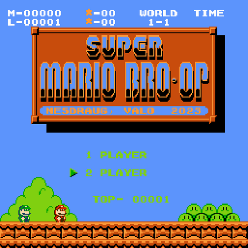 ๐ฎ Super Mario Bro-op โ NES 8-Bit Game Cartridge | 2-Player Co-Op Adventure ๐