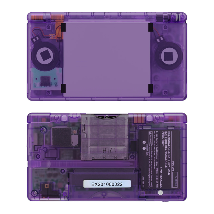 🔧 Clear Series Full Shell + Buttons Kit | For Nintendo DS Lite Console Mod