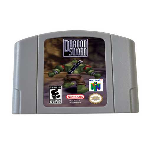 🐉 Dragon Sword 64 – N64 Game Cartridge | Rare Cancelled Dungeon Crawler