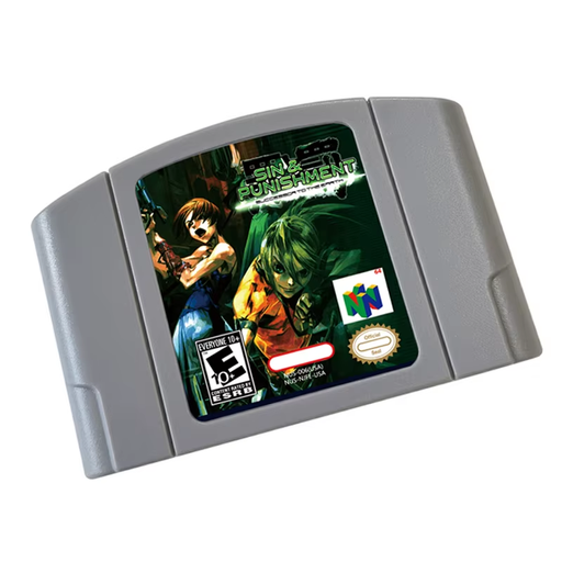 🔥 Sin & Punishment 64-Bit N64 Game Cartridge - US Version Retro Play 🎮