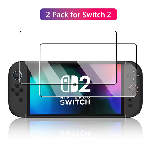 🛡️ 2-Pack Tempered Glass Screen Protector for Nintendo Switch 2