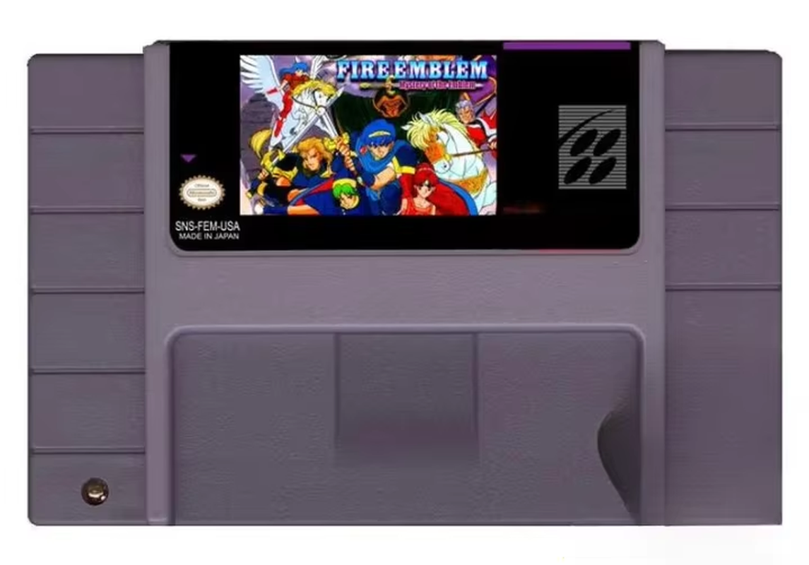 Fire Emblem Mystery of the Emblem SNES Game English JP Port Cartridge
