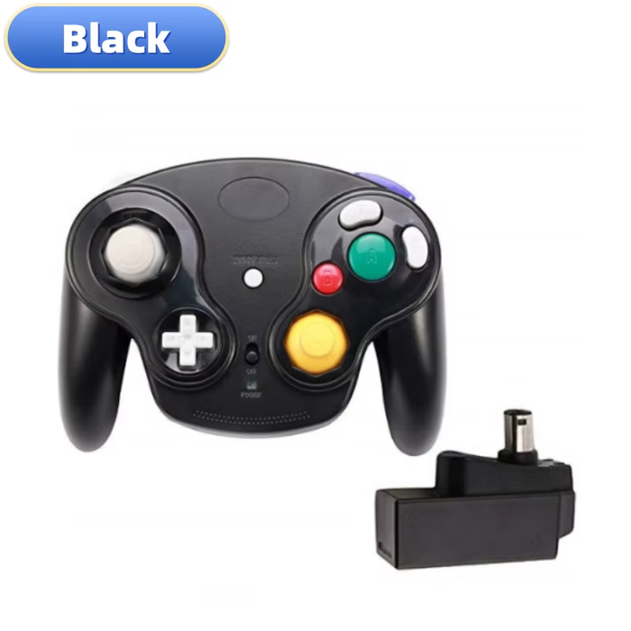 🎮 5 Color Wireless Controller w/ 2.4G Adapter for GameCube Console Gamepad 🔥